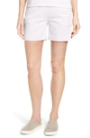 Jag Jeans Ainsley Pull-on Stretch Twill Shorts In White
