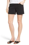 Jag Jeans Ainsley Pull-on Stretch Twill Shorts In Black