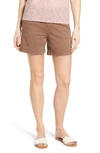 Jag Jeans Ainsley Pull-on Stretch Twill Shorts In Birds Nest