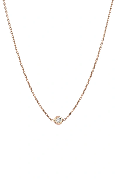 Kismet By Milka Diamond Choker Necklace In Rose Gold