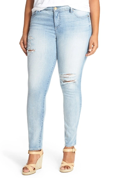 Kut From The Kloth 'adele' Ripped Stretch Slouchy Boyfriend Jeans In Upgrade