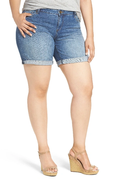 Kut From The Kloth Catherine Denim Boyfriend Shorts In Feminine