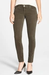 Kut From The Kloth Diana Stretch Corduroy Skinny Pants In Dark Olive