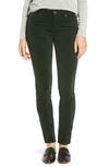 Kut From The Kloth Diana Stretch Corduroy Skinny Pants In Deep Green