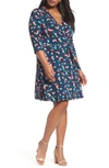 Leota Wrap Dress In Cascade