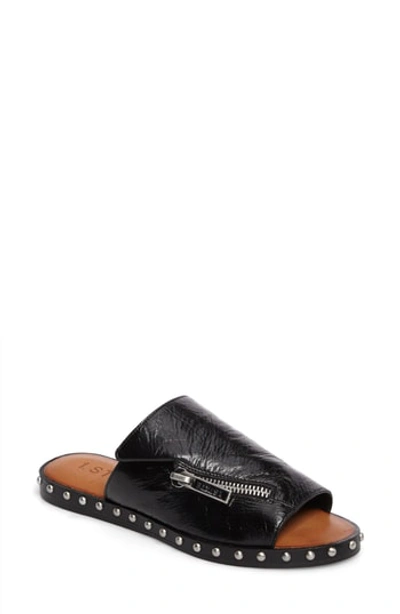 1.state Cadwyn Slide Sandal In Black Leather