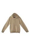 Fleece Factory Power Knit Hoodie In Taupe