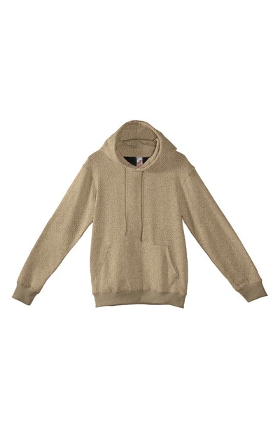 Fleece Factory Power Knit Hoodie In Taupe
