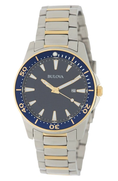 Bulova Two-tone Quartz Bracelet Watch, 42mm