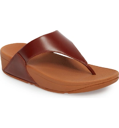 Fitflop Lulu Flip Flop In Cognac