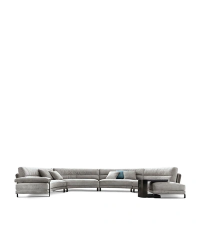 Giorgio Collection Mirage Sectional Sofa In Grey