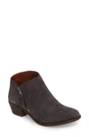 Lucky Brand Brielley Perforated Bootie In Storm Suede