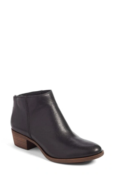 Lucky Brand Bremma Bootie In Black Leather