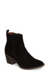 Lucky Brand Natania Bootie In Black Suede