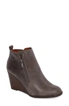 Lucky Brand Yesterr Wedge Bootie In Storm Leather