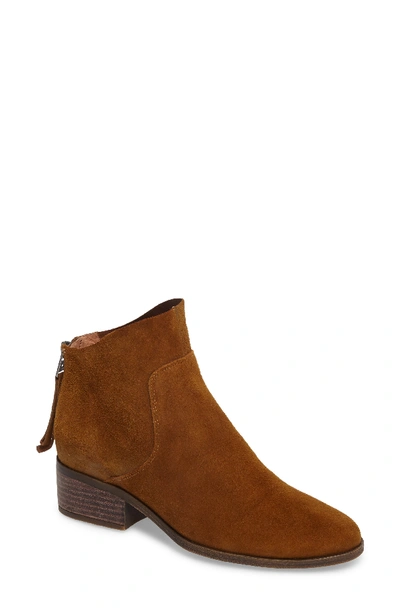 Lucky Brand Lahela Bootie In Tapenade Leather