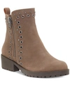 Lucky Brand Hannie Grommet-studded Booties Women's Shoes In Brindle