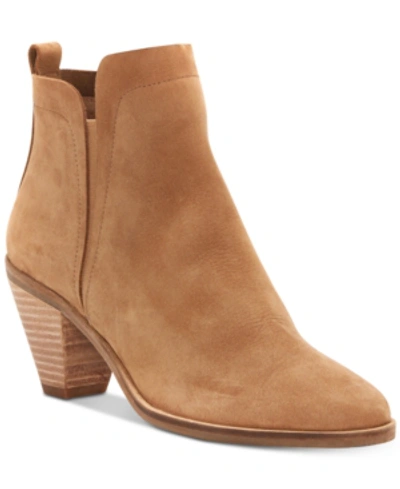 Lucky Brand Jana Booties Women's Shoes In Sesame