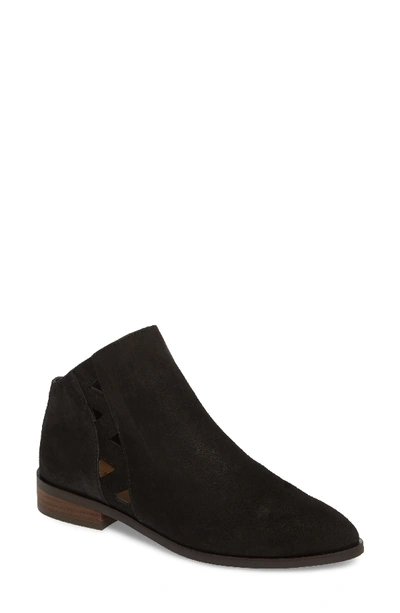 Lucky Brand Jakeela Bootie In Black Leather