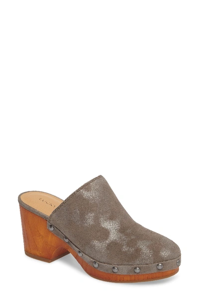 Lucky Brand Women's Yeats Mules Women's Shoes In Frost Leather