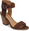 Lucky Brand Oakes Ankle Strap Sandal In Toffee Leather