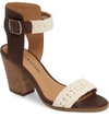 Lucky Brand Oakes Ankle Strap Sandal In Toffee/ Natural Leather