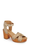 Lucky Brand Whitneigh Sandal In Travertine Leather