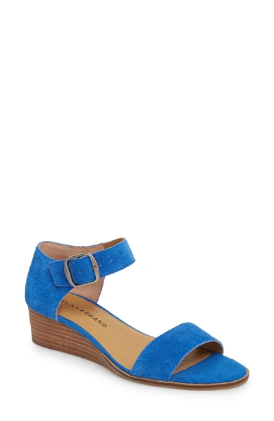 Lucky Brand Riamsee Sandal In Lapis Suede