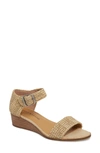 Lucky Brand Riamsee Sandal In Natural Leather