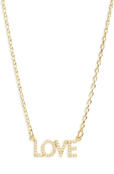 Lulu Dk Love Necklace In Gold
