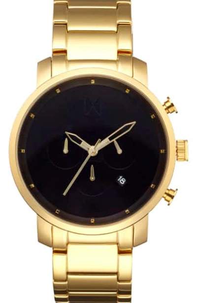 Mvmt Chronograph Bracelet Watch, 45mm In Gold/ Black