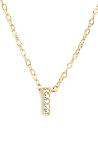 Nadri Initial Pendant Necklace In I Gold