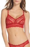 B.tempt'd By Wacoal 'lace Kiss' Bralette In Haute Red