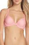 B.tempt'd By Wacoal Contour Racerback Underwire Bra In Geranium Pink