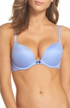 Betsey Johnson Forever Perfect Convertible Underwire Push-up Bra In Bluebell