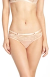 Dita Von Teese Madame X Lace Bikini In Creme Caramel