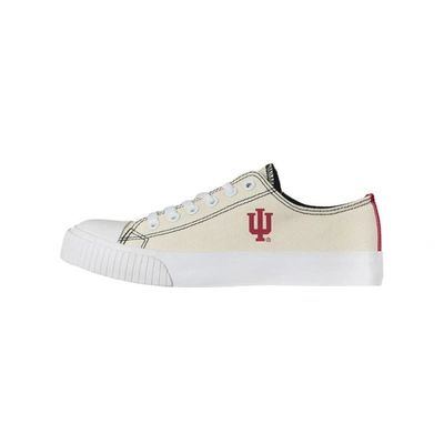 Foco Cream Indiana Hoosiers Low Top Canvas Shoes