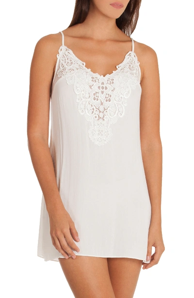 In Bloom By Jonquil Byzantine Washed Satin Chemise In Ivory