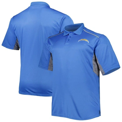 Profile Powder Blue Los Angeles Chargers Big & Tall Team Color Polo