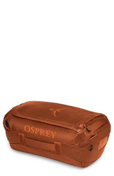 Osprey Transporter 40 Duffle Backpack In Orange Dawn