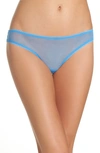 On Gossamer Mesh Bikini In Artic Blue