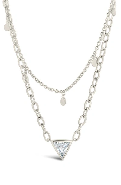 Sterling Forever Bellamy Layered Necklace, 16-18 In Silver-tone