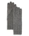 C By Bloomingdale's Ribbed Cashmere Gloves - 100% Exclusive In Gray