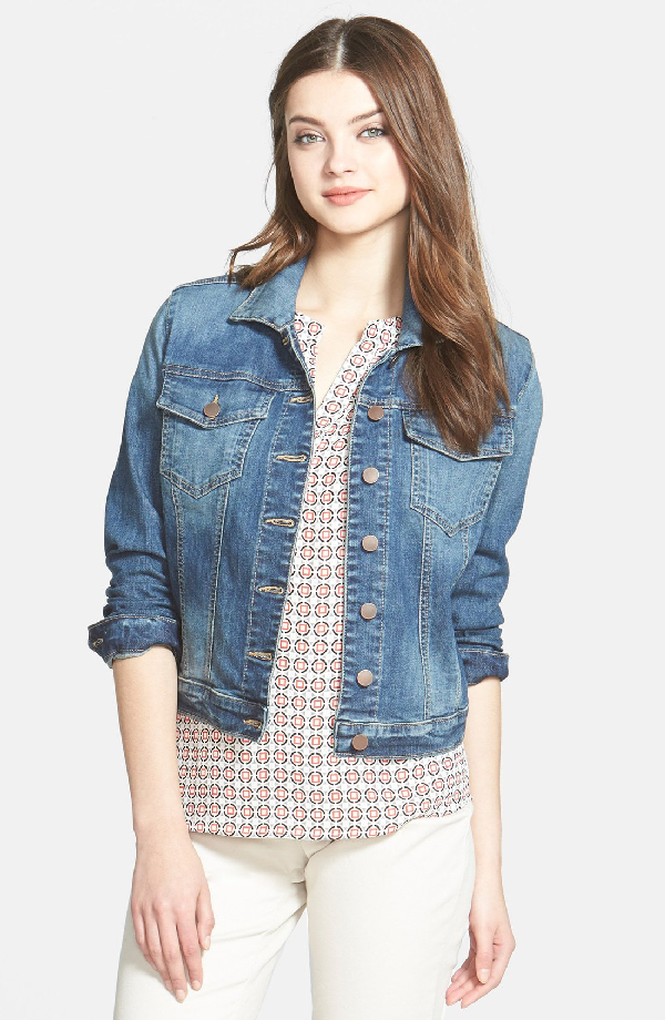 kut from the kloth helena denim jacket sweet wash