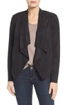 Kut From The Kloth Tayanita Faux Suede Jacket In Black