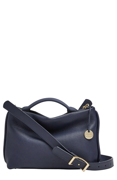 Skagen Mikkeline Mini Leather Satchel Blue In Ink ModeSens