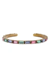 Sorrelli Brilliant Baguette Cuff In Multi