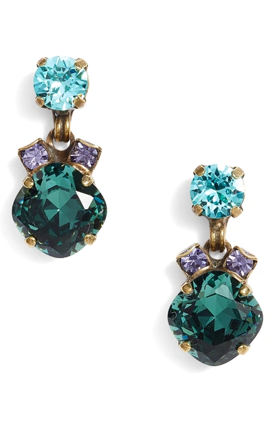 Sorrelli Balsam Crystal Drop Earrings In Multi