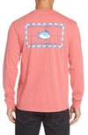 Southern Tide Original Skipjack T-shirt In Sunset Coral