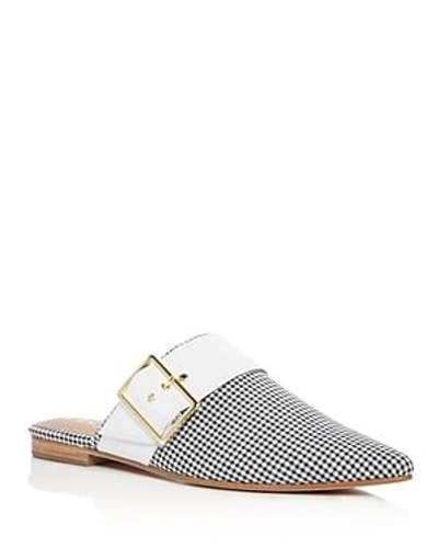 Archive Women's Bond Gingham Pointed Toe Mules In Multi